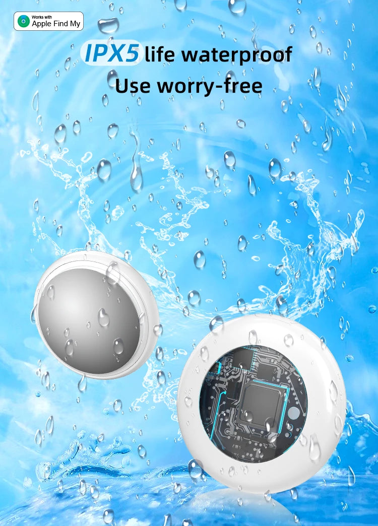 Timethinker Smart Bluetooth GPS Tracker Airtag Work with Apple Find My APP ITag Anti Lost Locator